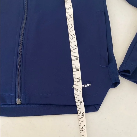 Adidas Navy Blue Track Jacket youth - Picture 6 of 7